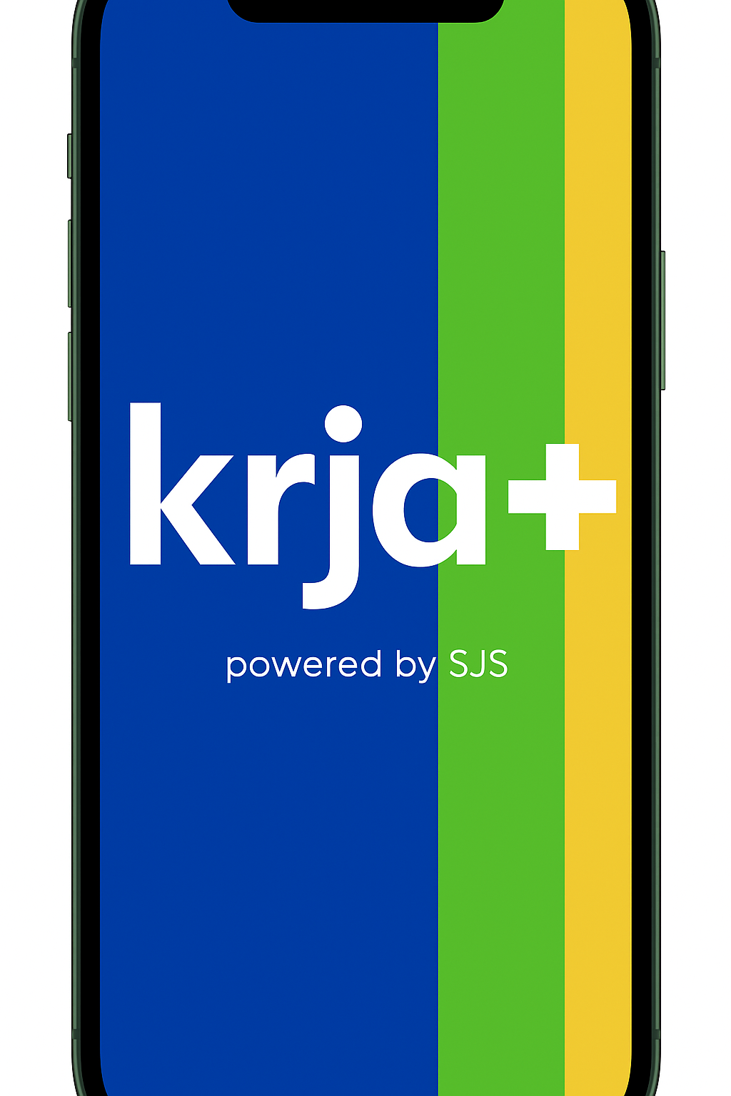 Smartphone with KRJA+ app